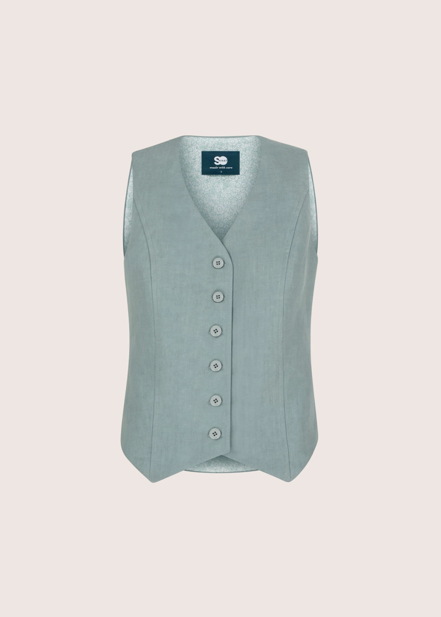 JANE linen vest