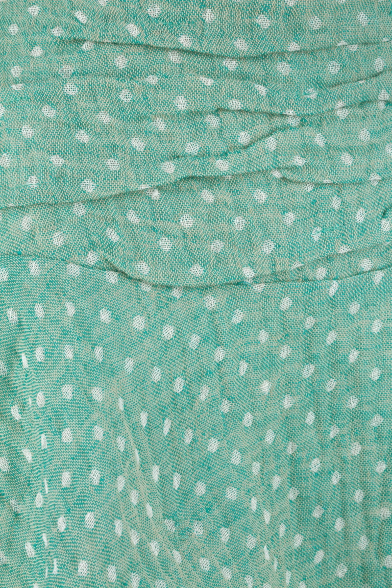 MAGNOLIA minty dot linen skirt