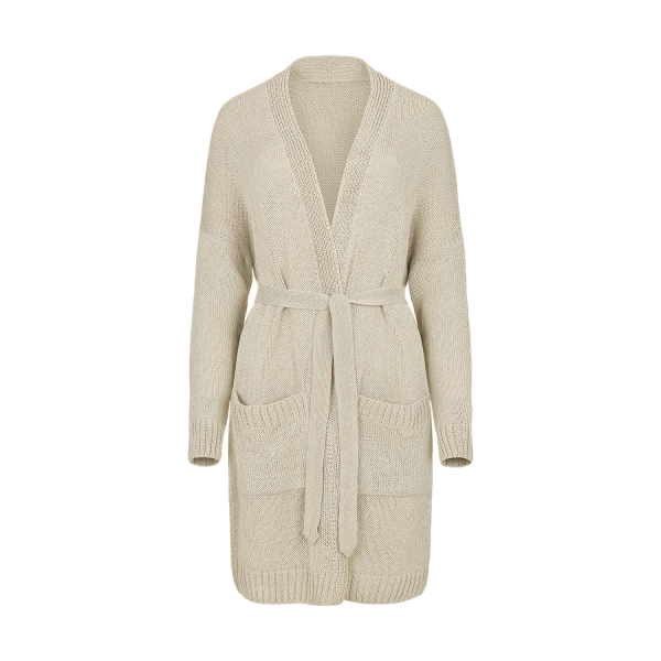 NOHO allrounder beige bawełniany kardigan