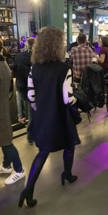 KATE back to black kamizelka z wełny i jedwabiu