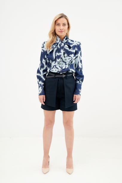 KARLA bow shirt