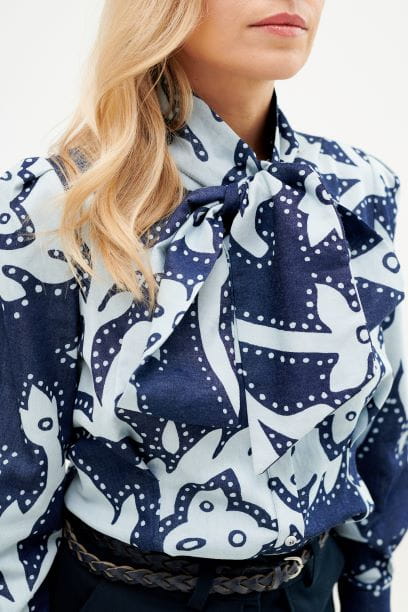 KARLA bow shirt
