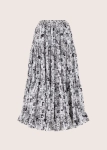 CENTRAL PARK Exclusive spódnica maxi z jedwabiu