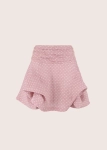 MAGNOLIA powder pink linen skirt