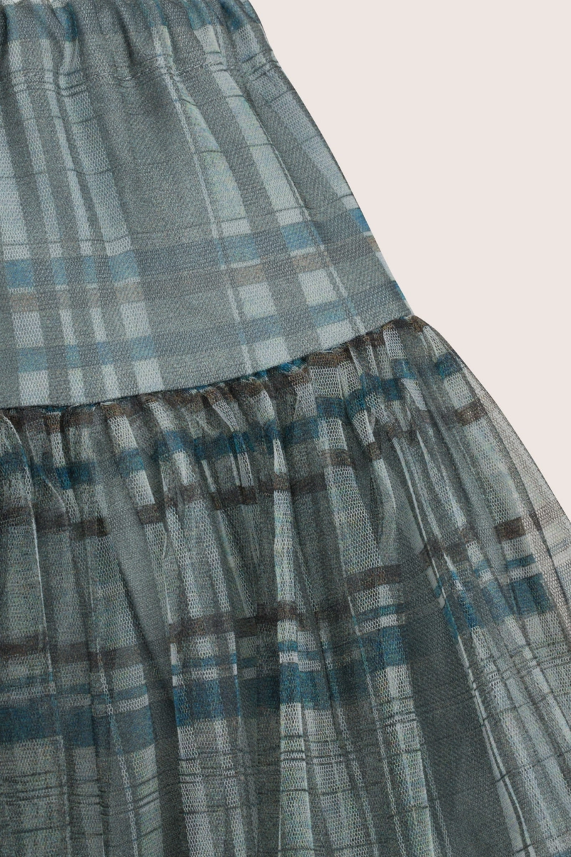 PERRY LIMITED checked skirt