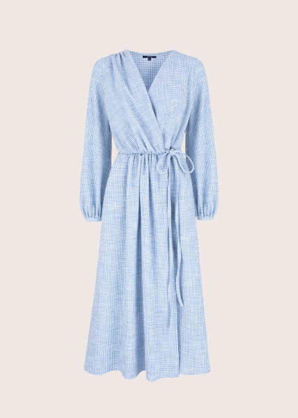 DONNA  BLUE szlafrokowa sukienka midi