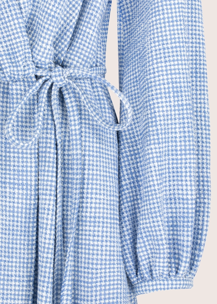 DONNA  BLUE szlafrokowa sukienka midi