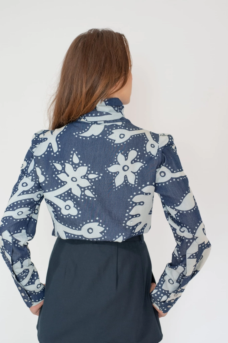 KARLA bow shirt