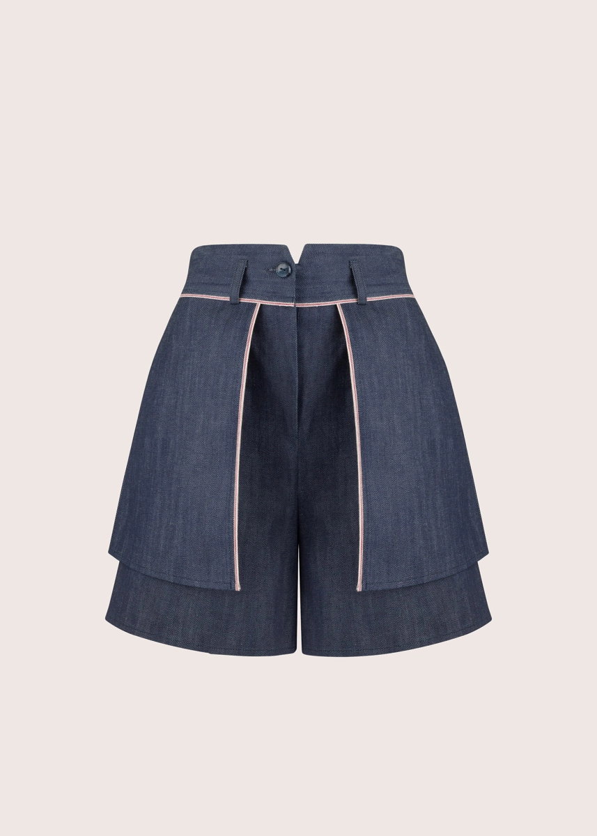 NAOMI  selvedge jeans skorts