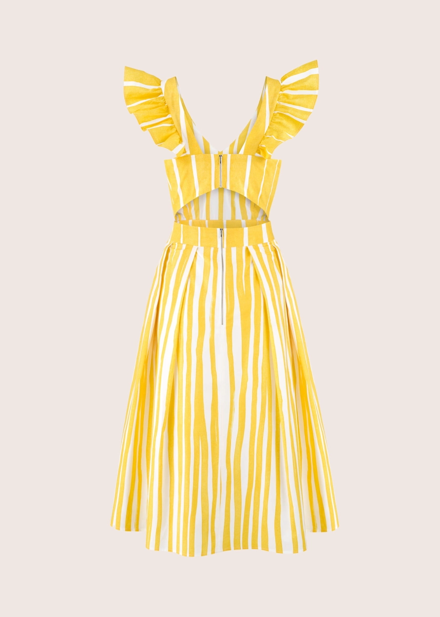 ROOFTOP cotton summer yellow dress