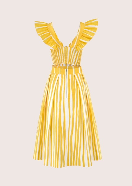 ROOFTOP cotton summer yellow dress