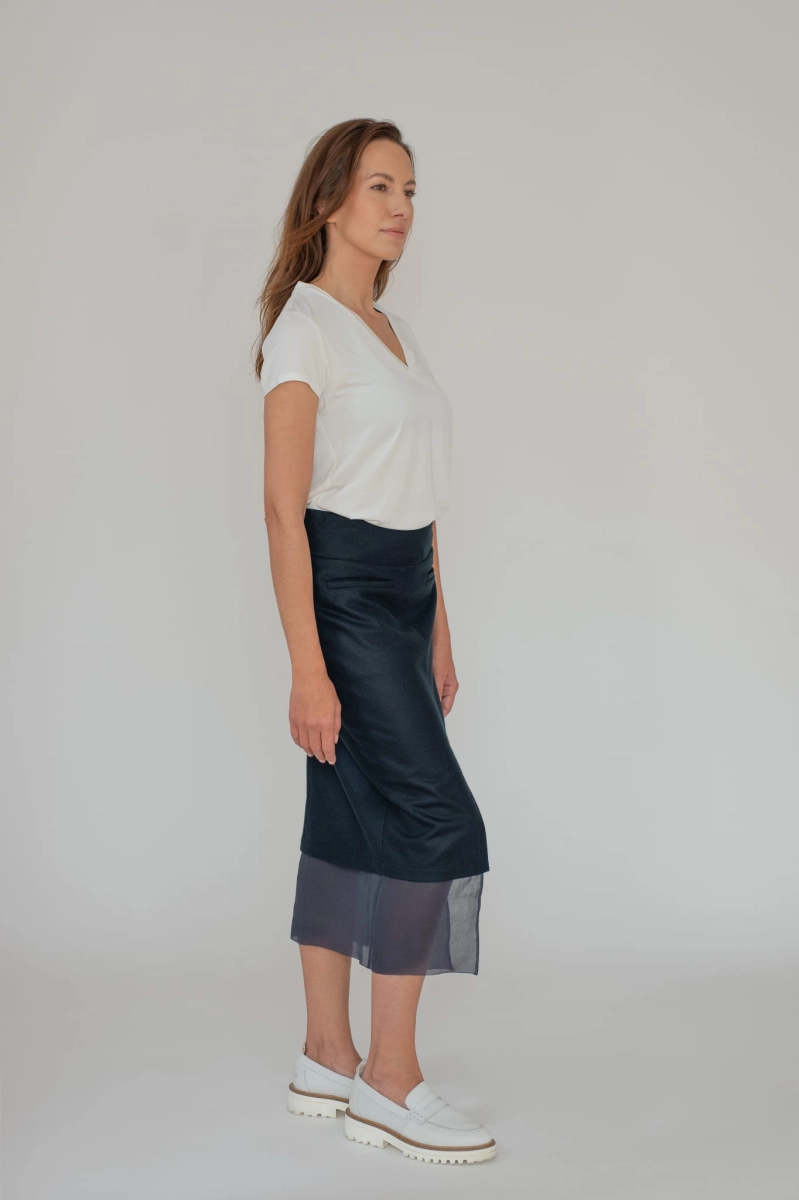 BASIC WHITE T-shirt round neck