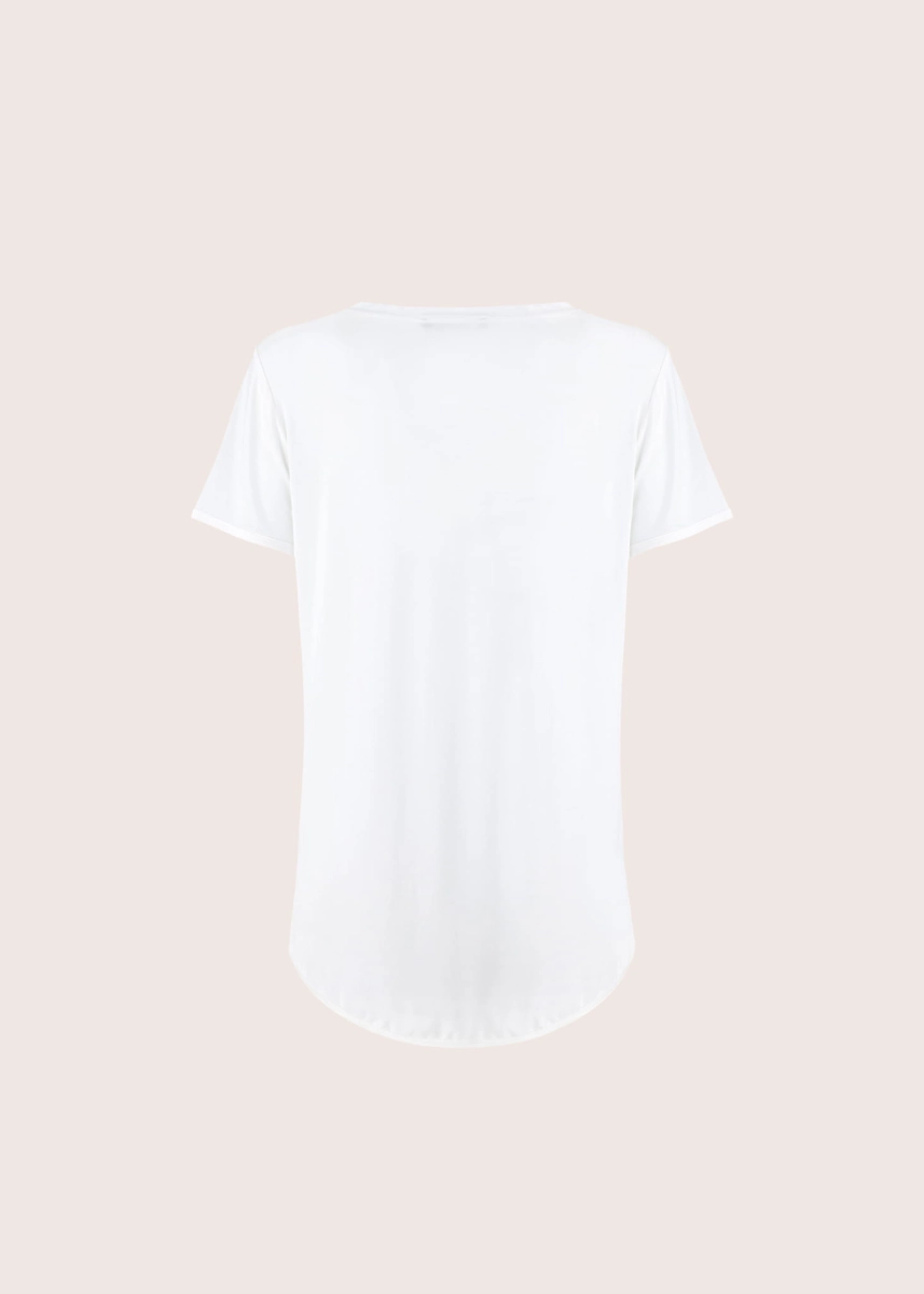 BASIC WHITE T-shirt round neck