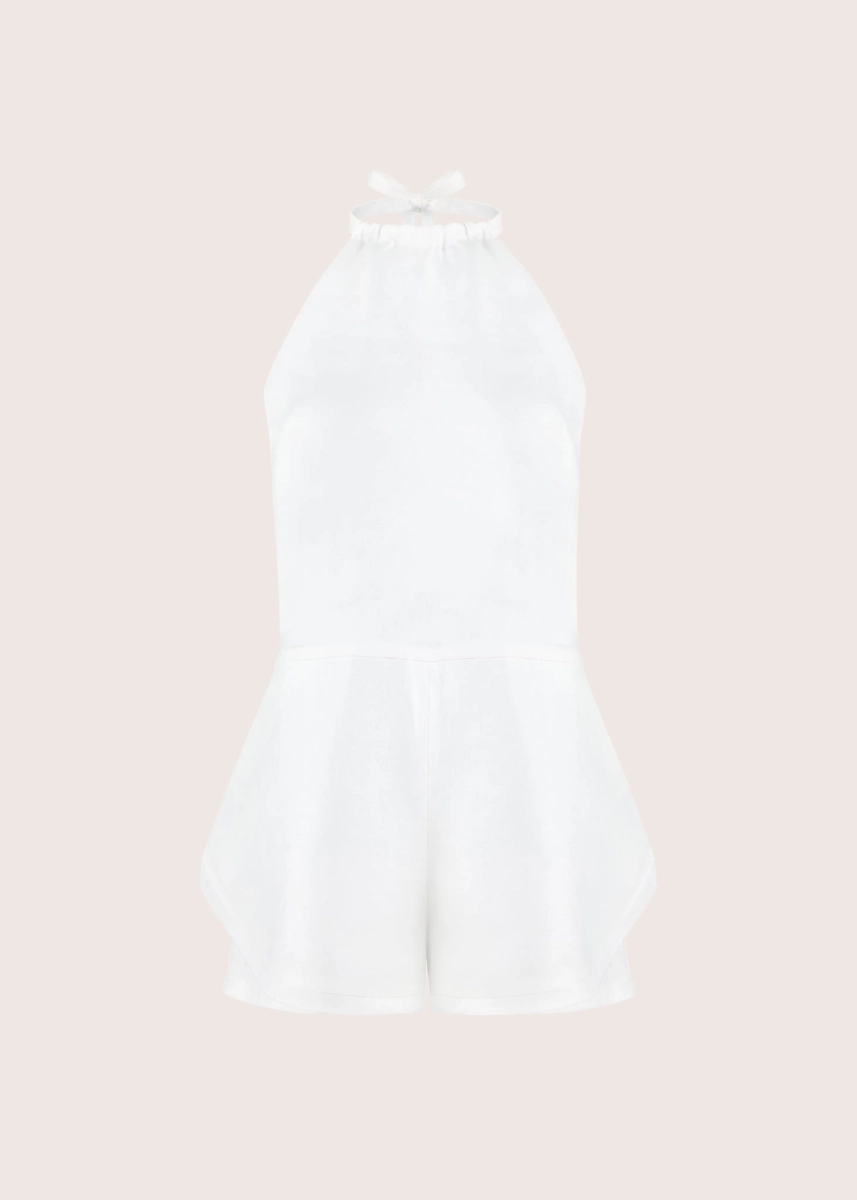POOLCLUB linen playsuit