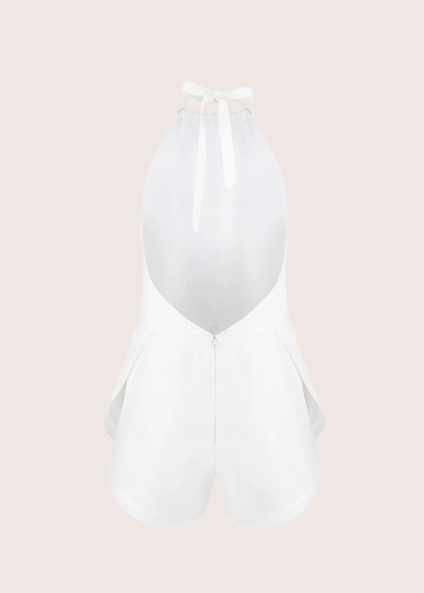 POOLCLUB linen playsuit