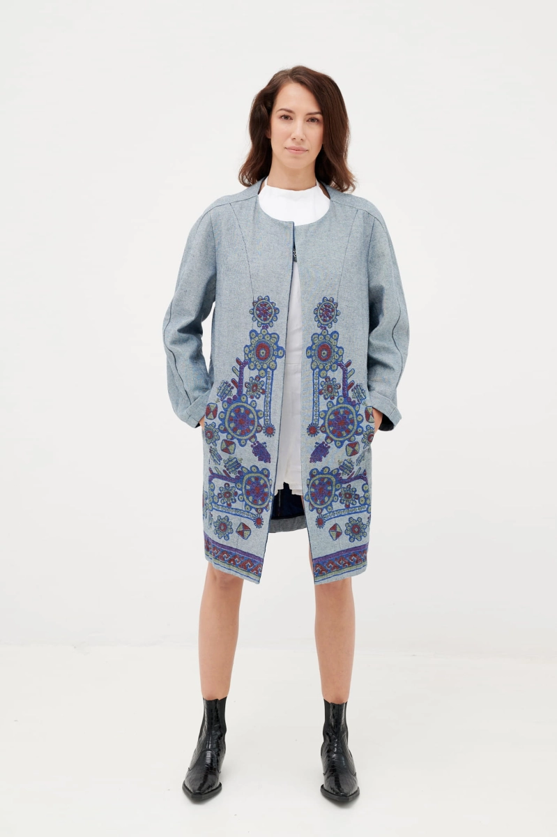 POOLCLUB linen playsuit