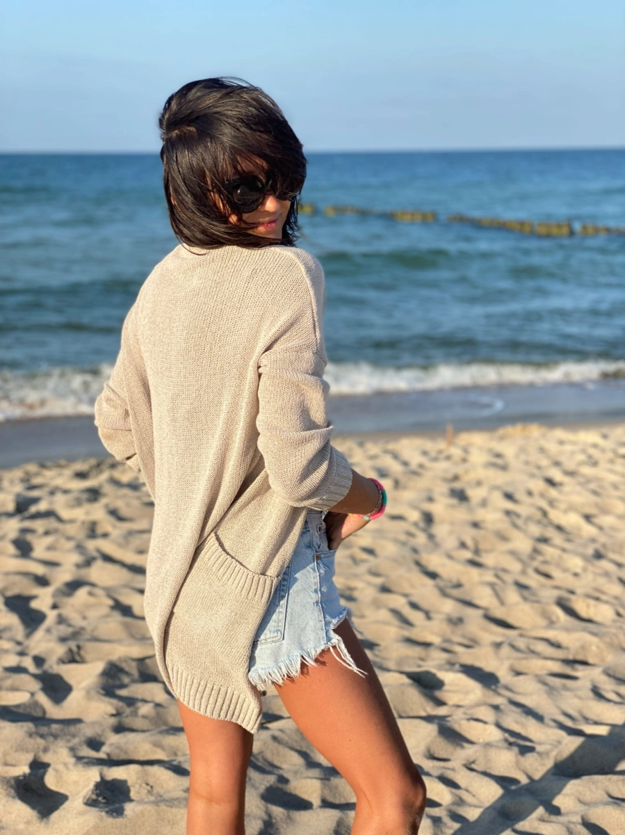 NOHO allrounder beige cardigan