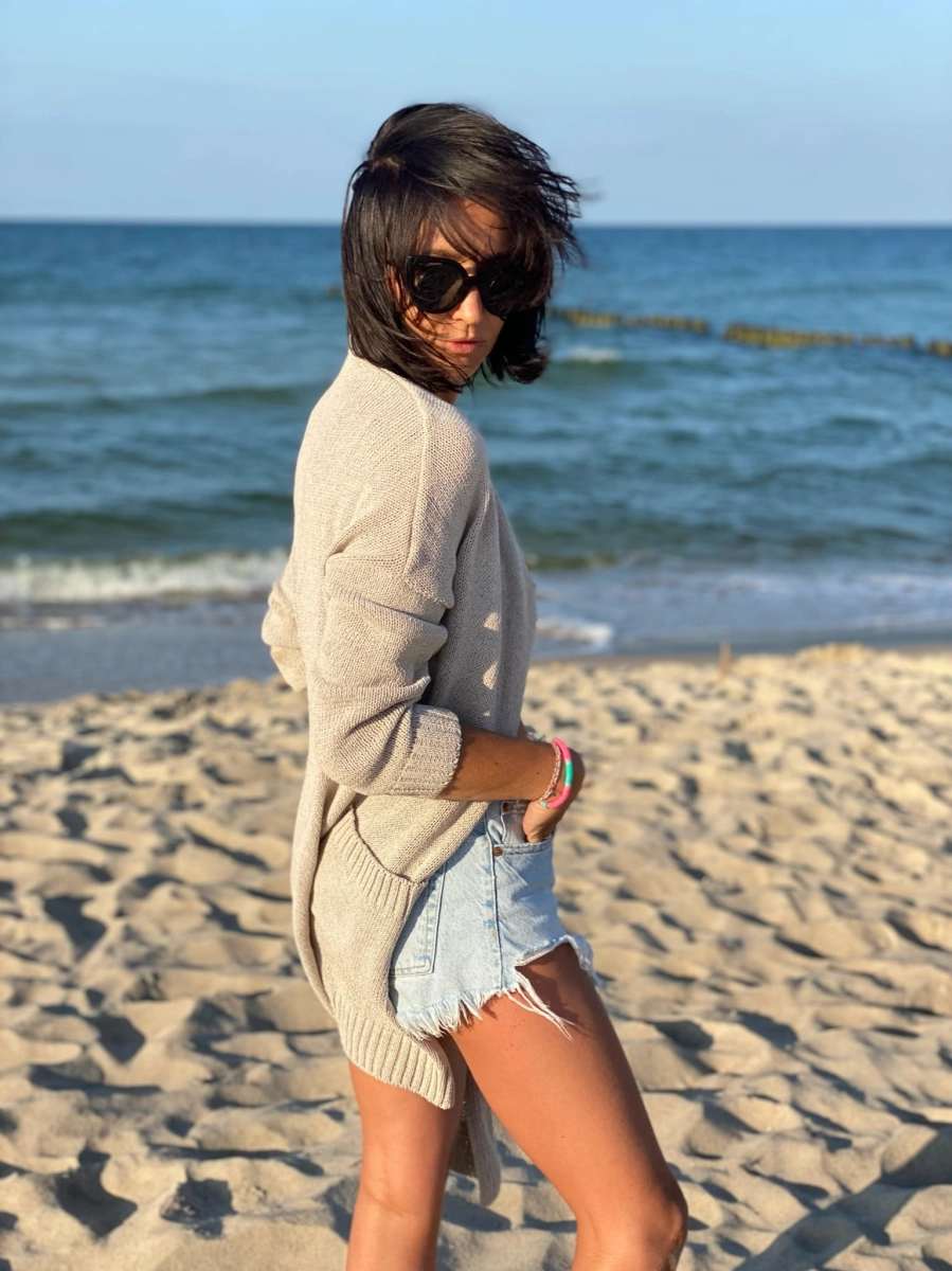 NOHO allrounder beige cardigan