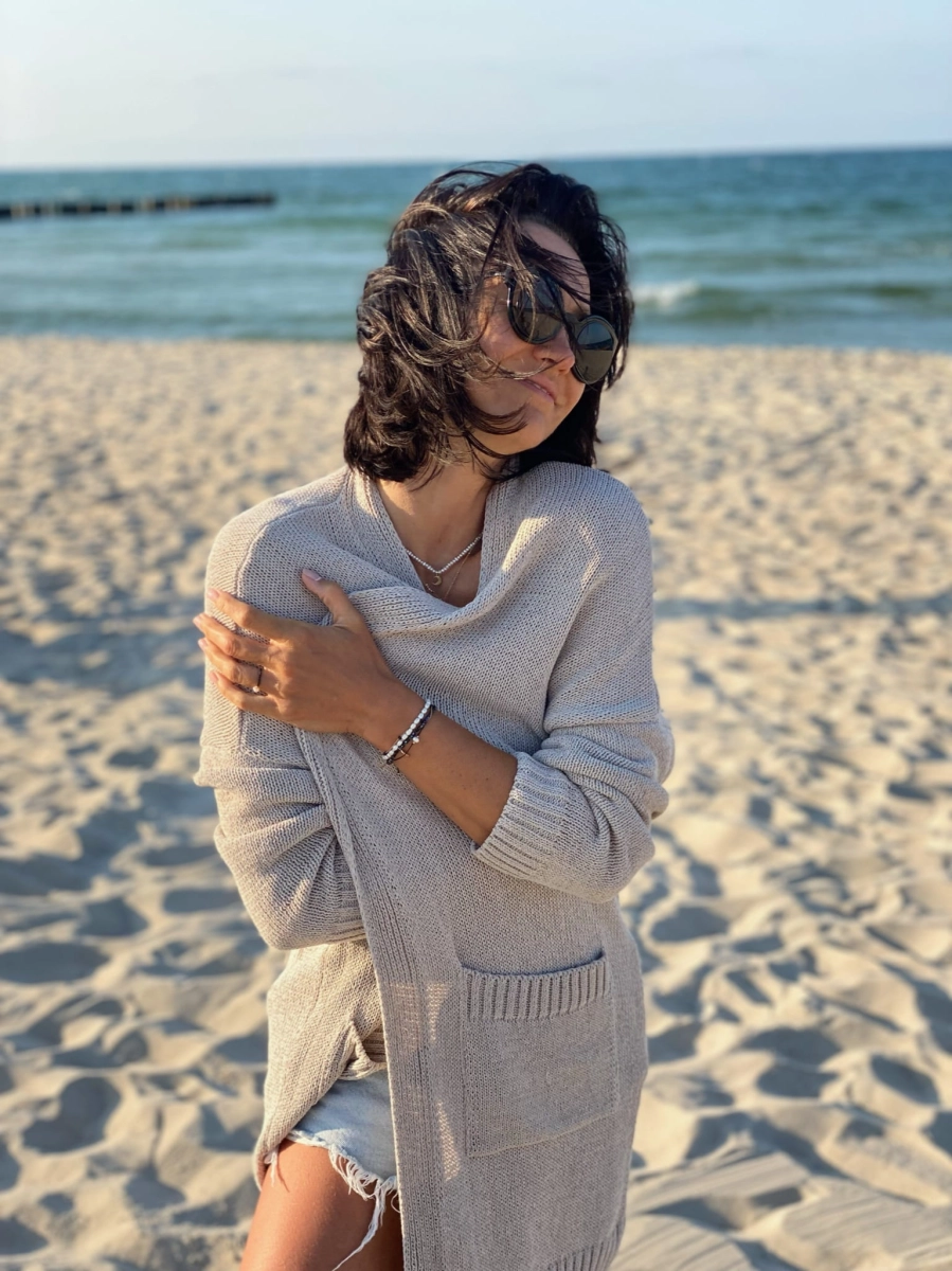 NOHO allrounder beige cardigan