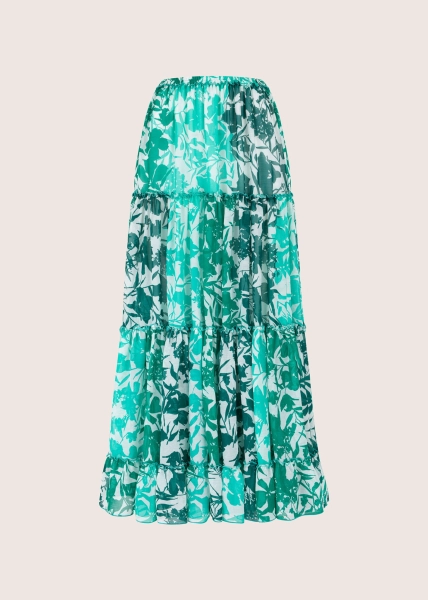CENTRAL PARK green goddes spódnica maxi