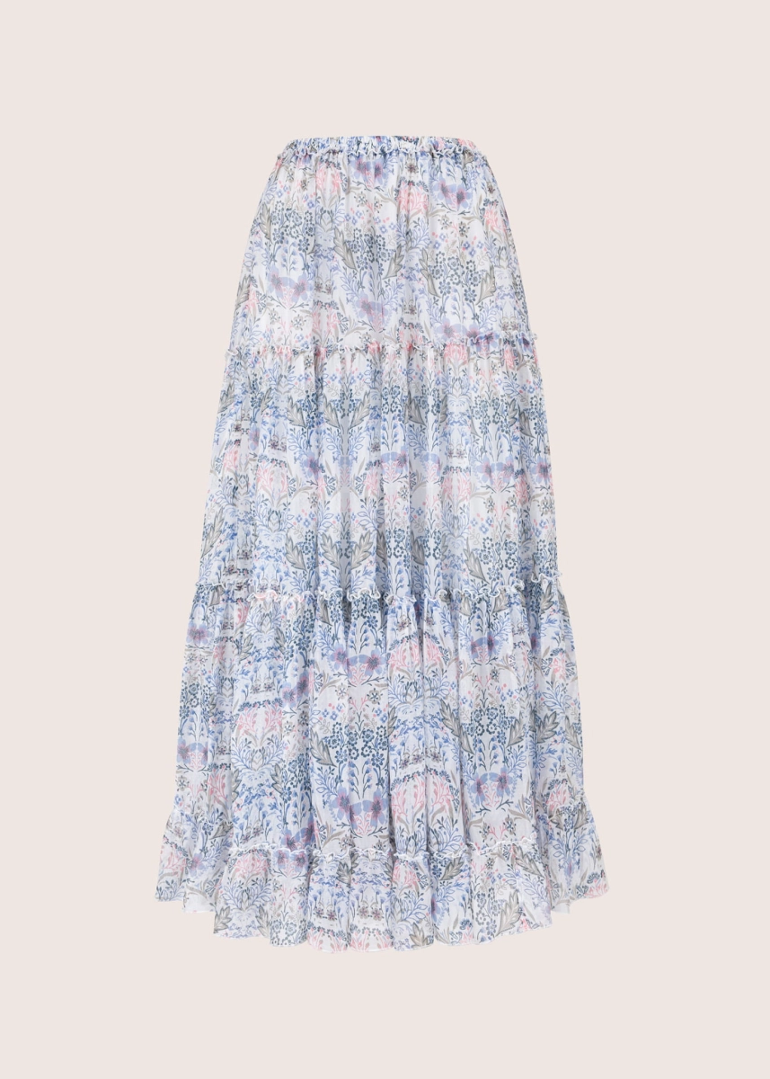 CENTRAL PARK vintage flowers spódnica maxi