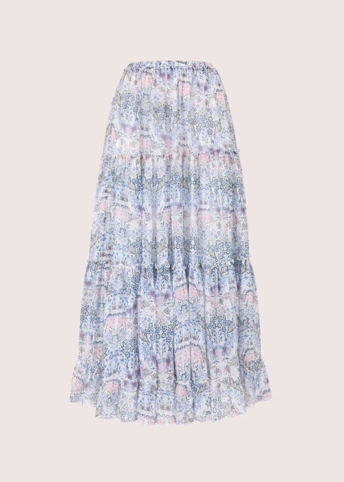 CENTRAL PARK vintage flowers spódnica maxi