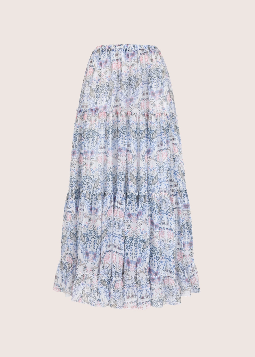 CENTRAL PARK vintage flowers spódnica maxi