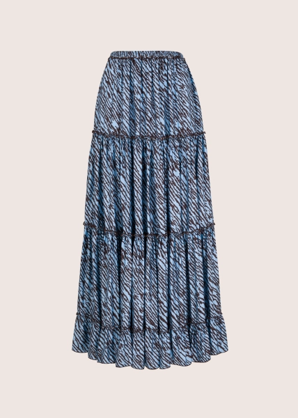 CENTRAL PARK  spódnica maxi w zwierzęcy print