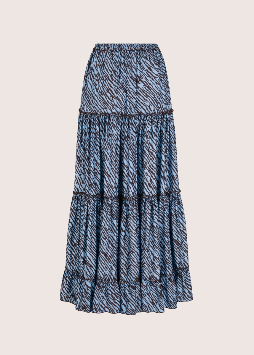 CENTRAL PARK  spódnica maxi w zwierzęcy print