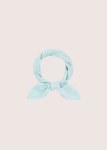 THE SCARF opaska w kolorze miętowej zieleni