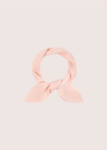 THE SCARF opaska jasno różowa