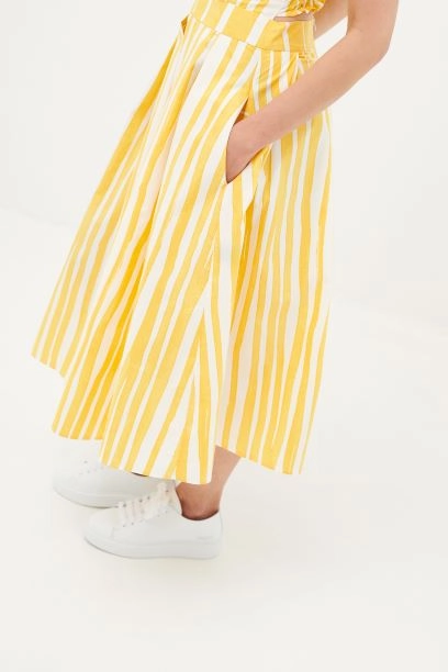 ROOFTOP cotton summer yellow dress