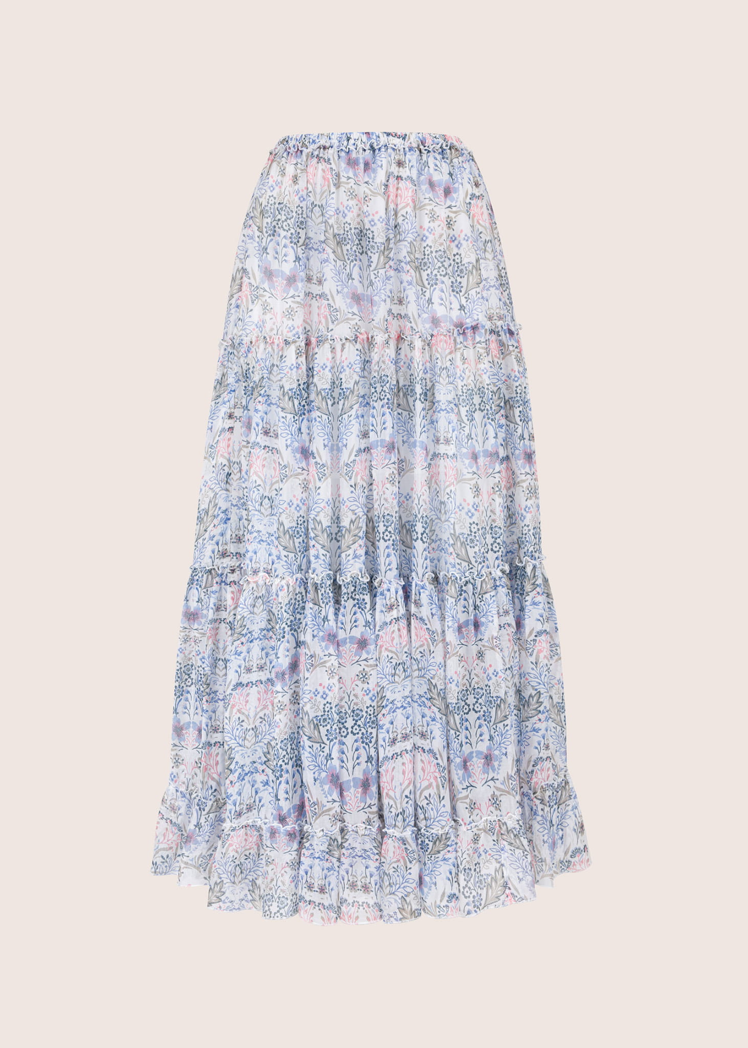 CENTRAL PARK vintage flowers spódnica maxi